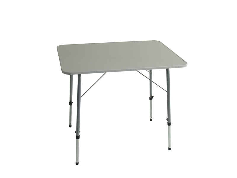 Campingtisch OLE 80x60 mit Stahlgestell,höhenverstellbar, MDF-Platte