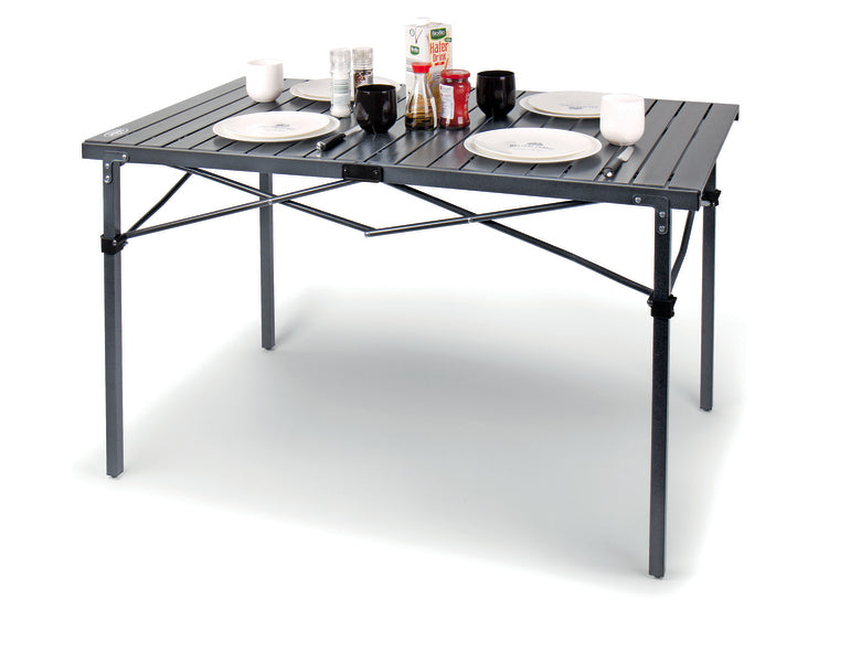 Campingtisch RAUMA II 119x70x70cm anthrazit, Aluminium