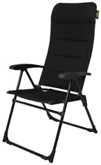 Campingstuhl MALAGA MESH, Camp4, 4-fach verstellbar, schwarz, 3D-mesh