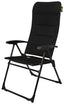 Campingstuhl MALAGA MESH, Camp4, 4-fach verstellbar, schwarz, 3D-mesh