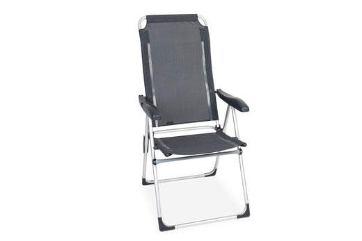 Macaya – Aluminium-Hochlehner mit Rundrohr-Rahmen
