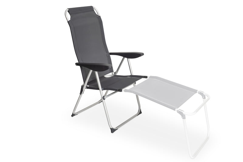 Macaya – Aluminium-Hochlehner mit Rundrohr-Rahmen