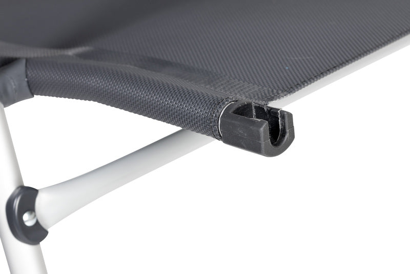 Macaya – Aluminium-Beinauflage mit Rundrohr-Rahmen