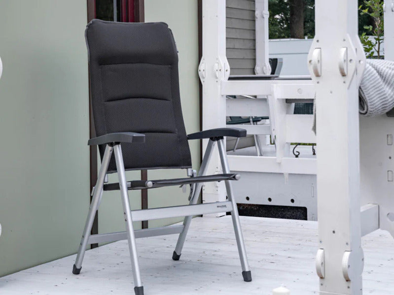 Westfield Gepolsteter Campingstuhl Pioneer - Charcol grey
