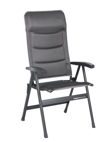 Campingstuhl MAJESTIC GRANDE, mid grey