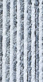 Flauschvorhang 100x200cm grau/weiÃ für Vorzelt- oder Balkontüren