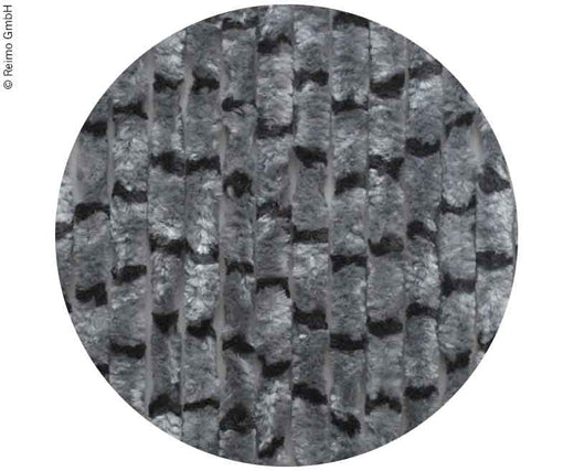 Arisol Flauschvorhang 120x185 grau/schwarz