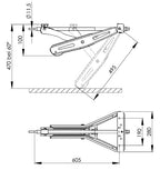 PUNDM AL-KO Steckstützen Stabilform ohnwagen m