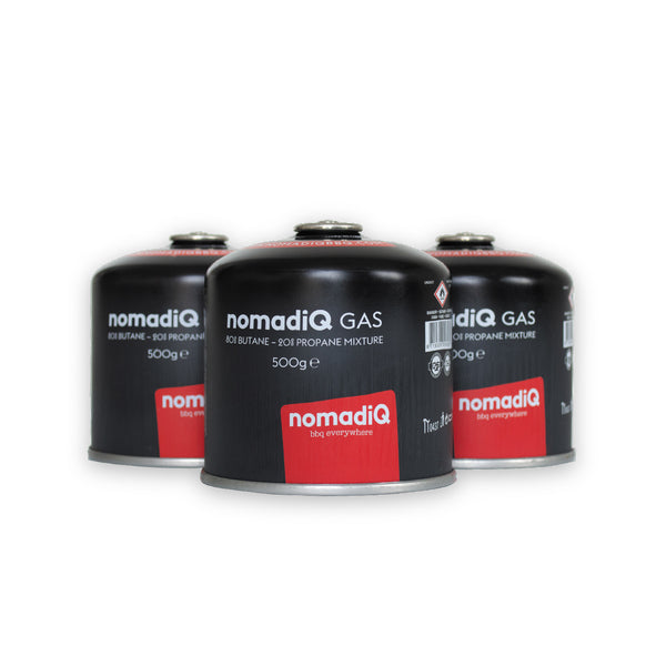 NomadiQ 500g Gaskartusche – 3er Pack