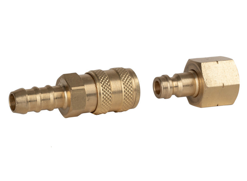 Quick Release Kuppl.stück f. Gasschl. 30mbar (1xmale, 1xfemale-Anschl)