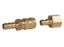Quick Release Kuppl.stÃ¼ck f. Gasschl. 30mbar (1xmale, 1xfemale-Anschl)
