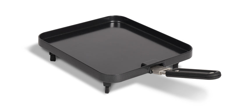 Flache/glatte Grillplatte fÃ¼r 2 Cook 3, inklusive Griff