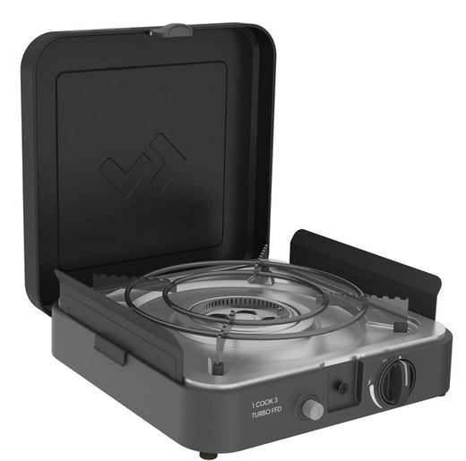 1 Cook Turbo FFS Stove & 1 Cook Turbo FFD Flat Grill Plate (30mbar)
