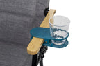 Camp4 Tisch-Glas- und Getränkehalter mit Clip, petrol