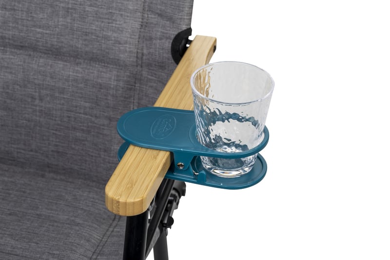 Camp4 Tisch-Glas- und Getränkehalter mit Clip, petrol