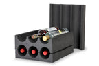 Flaschenhalter, für 6 Flaschen, Material: EVA, schwarz