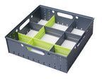 Purvario Staubox 34x34cm H 12cm, 1xNoppenplatte/4xSeitenwand/4xLeisten
