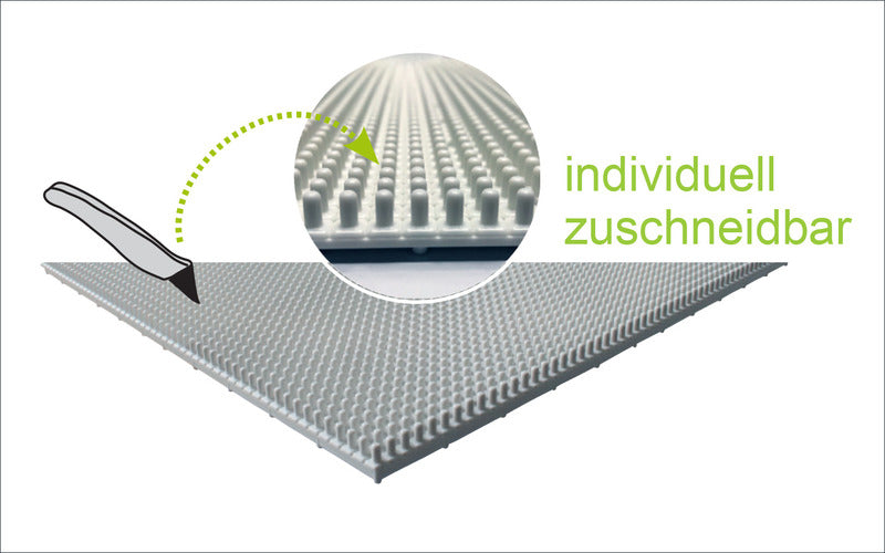 Perforierte Stausystemplatte  variabel in der Größe kürzbar