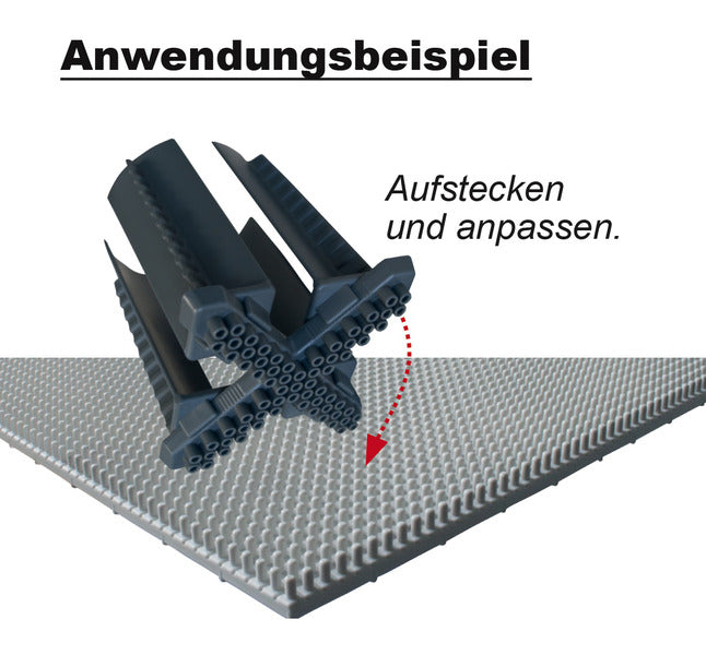 Flaschen- und Glashalter für Noppenplatte - Aufstecken, anpassen, fertig!