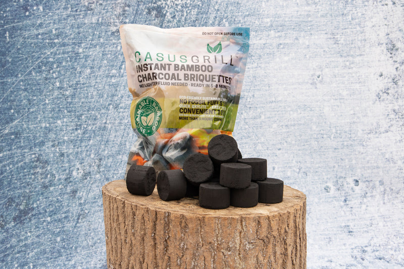 CASUS Bambuskohle Briquettes 1-kg-Verpackung