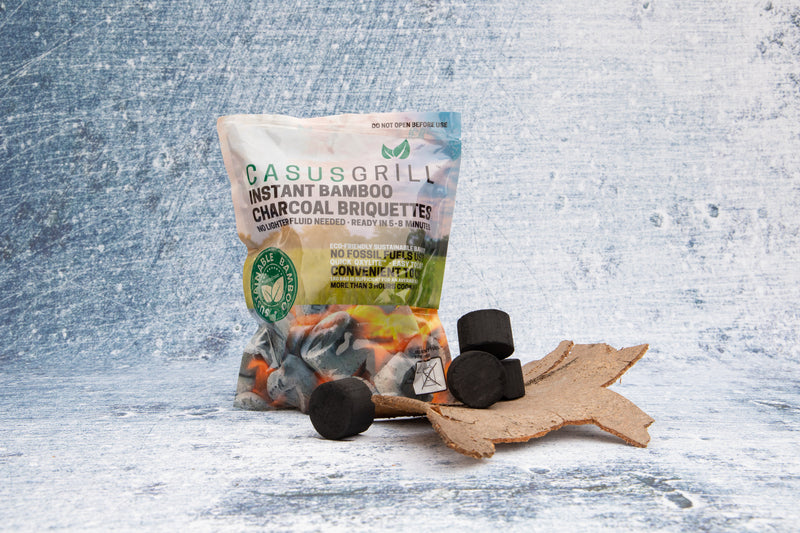 CASUS Bambuskohle Briquettes 1-kg-Verpackung