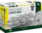 Brunner Melamin Geschirr-Set DOLOMIT WHITE 16-tlg, für 4 Pers.