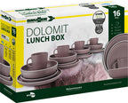 Brunner Melamin Geschirr-Set DOLOMIT ROSE 16-tlg, für 4 Pers.