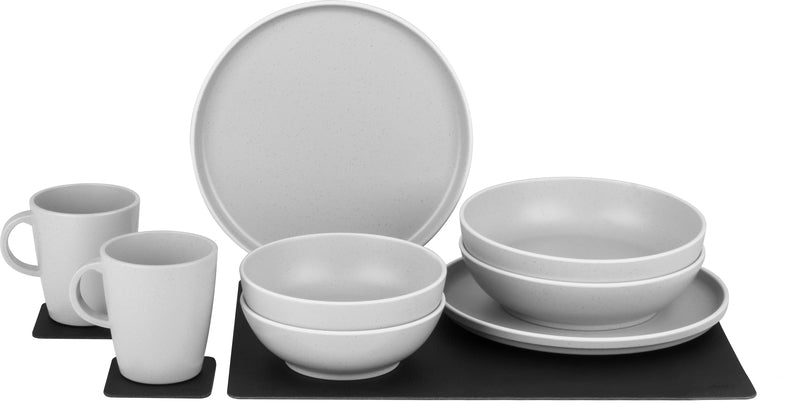 Brunner DOLOMIT MAGNETIC WHITE, Geschirr-Set für 2 Personen