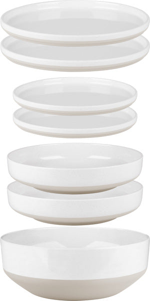 Brunner Melamin Geschirr-Set ODETTE 6-in-1, 7-tlg, für 2 Pers.
