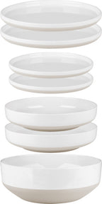 Brunner Melamin Geschirr-Set ODETTE 6-in-1, 7-tlg, für 2 Pers.