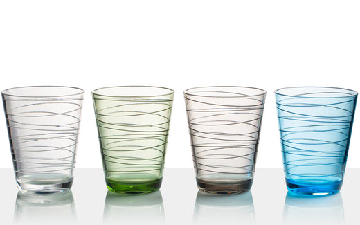 Brunner Gläser-Set Onda - 4-teilig - 4 Farben