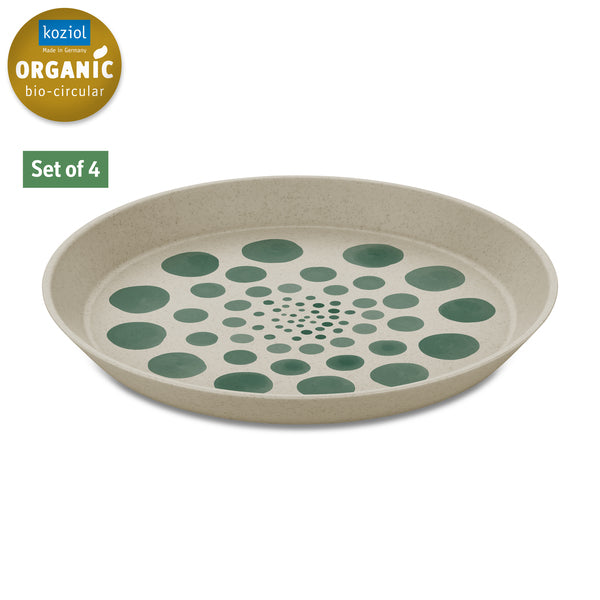 Kleiner Teller Monstera, 4er-Set, 20,5cm Durchmesser