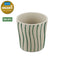Becher Monstera Stripes 190ml, 4er-Set