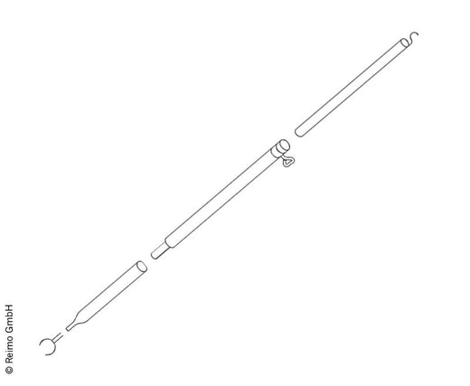 Piper Dachhakenst.Alu 2,25-3m