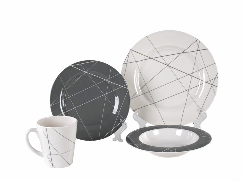 Melamin-Geschirrset Rönne - 16-teilig