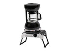 CAMP4 Kaffeemaschine für Gaskocher, 10 Tassen, schwarz