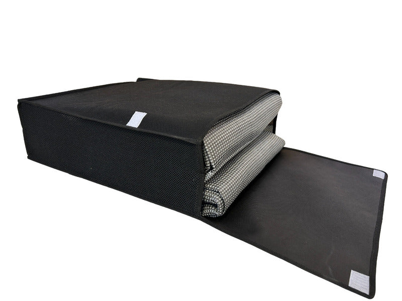 Arisol Teppich Aufbewahrungstasche L, 48x40x13,5cm, mit Mesh-Einsätzen