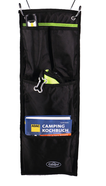 Camp4 Utensilo TESSA Mini mit Ösenbefestigung oben, schwarz/lime
