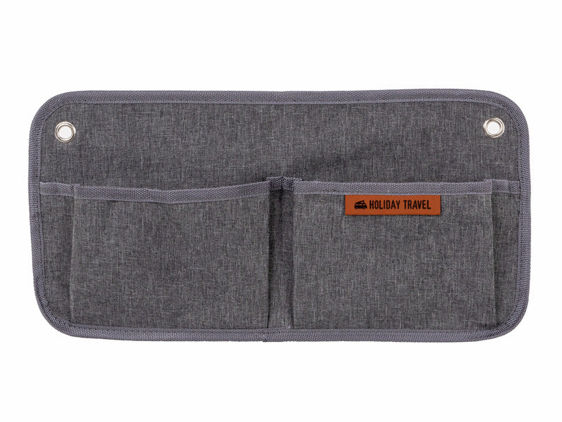 Utensilo HOLIDAY TRAVEL 2, 2 Taschen, grau, B40xH20cm, 2 Ãsen