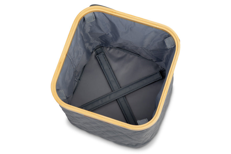 Faltkorb HOLIDAY TRAVEL grau-meliert, B33xH37xT33cm