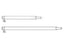 Piper Verlängerungsstange Stahl 0,5M, Ø25 x 1,0mm 2ST