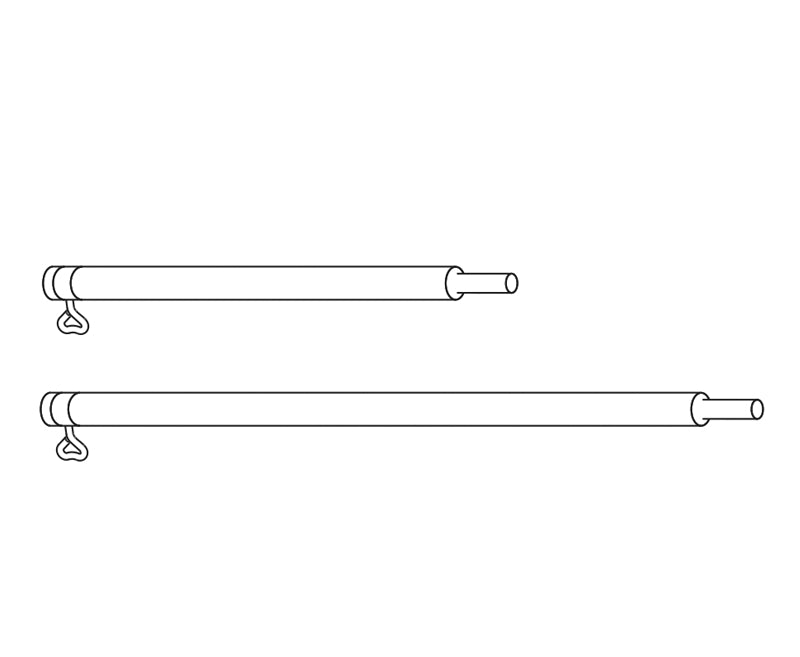 Verlängerungsstange Alu 0,5M, Ø25 x 1,2mm lose