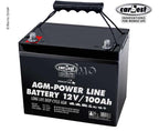 Battery Komplettset -Lader und Batteriesystem für Wohnwagen Mover-