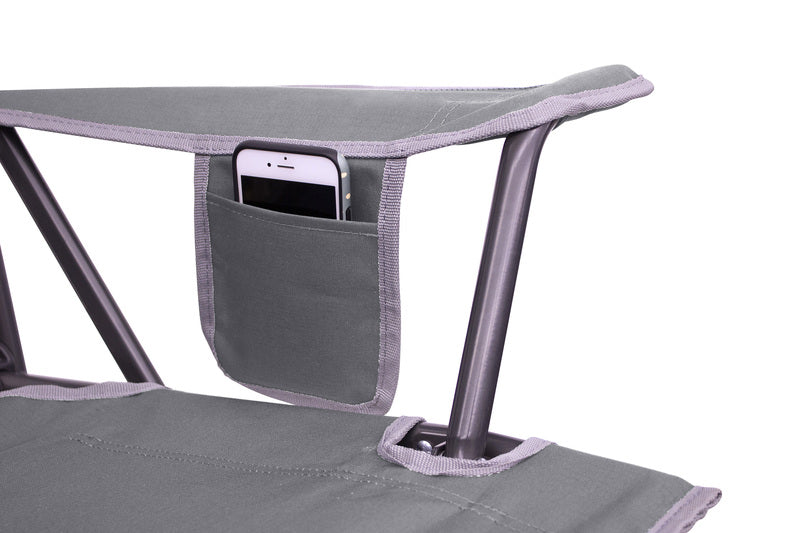 GCI Campingstuhl Comfort Pro Rocker - Grau