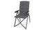 Faltstuhl LA PALMA MIX, black/white, Alu/Stahl Gestell, Mesh