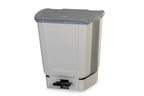 Mülleimer 10L faltbar H32,6x30x11/23,6cm grau/anthrazit,PP/TPR
