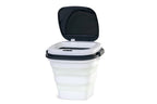Mülleimer 8L faltbar m.Bewegungssensor H48,3/10,5x29,7x28,7 weiß/sch