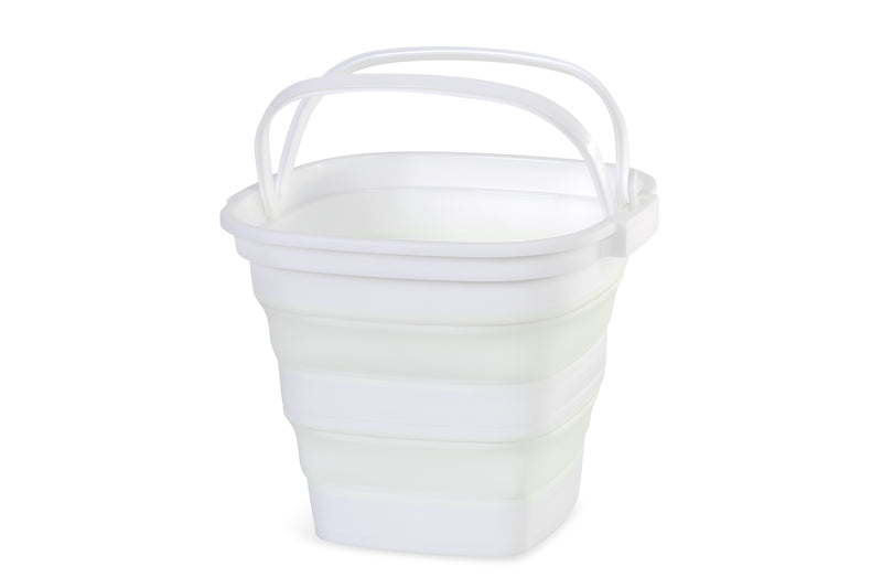 Mülleimer 8L faltbar m.Bewegungssensor H48,3/10,5x29,7x28,7 weiß/sch