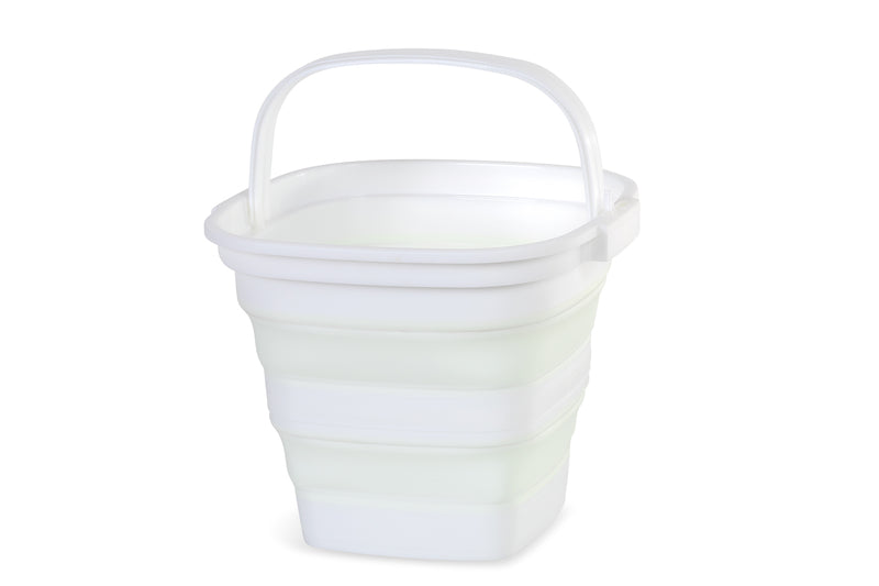 Mülleimer 8L faltbar m.Bewegungssensor H48,3/10,5x29,7x28,7 weiß/sch
