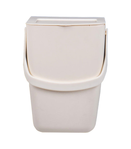 Mülleimer abnehmbar, für Aufbautür, 32x17x23cm, creme beige